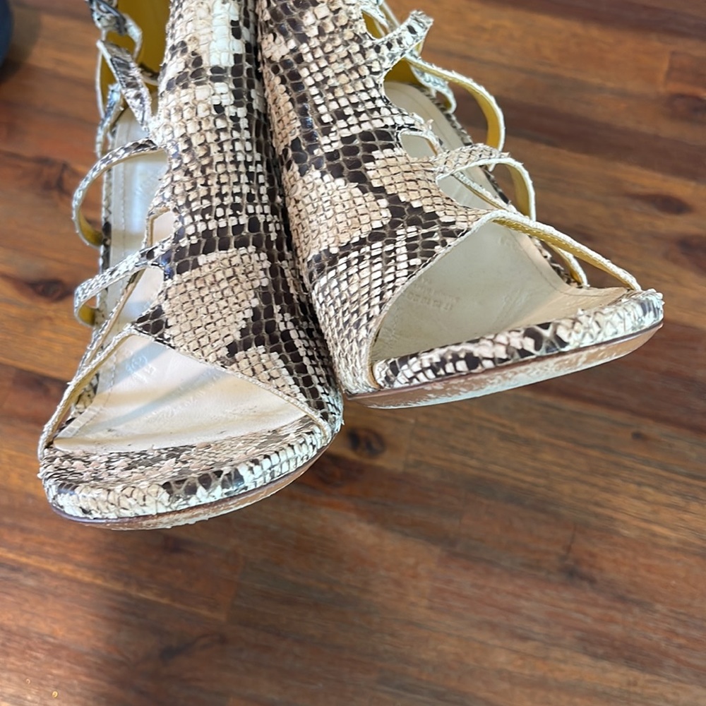 Maison‎ Martin Margiela Python Leather Gladiator … - image 6